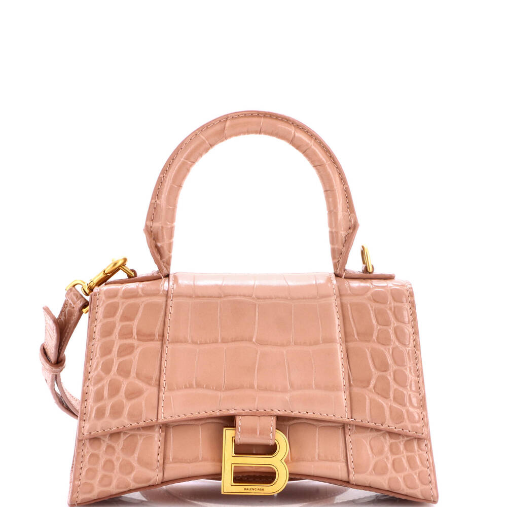Balenciaga XS Hourglass Top Handle Bag